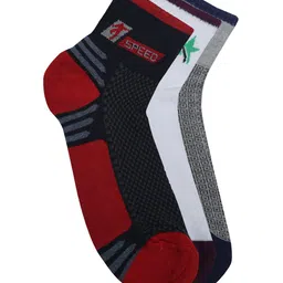 alvaro castagnino Alvaro Castagnion Men Pack of 3 Assorted Ankle-Length Socks-picture-41