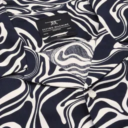 Flying Machine Abstract Printed Casual Shirt image 3