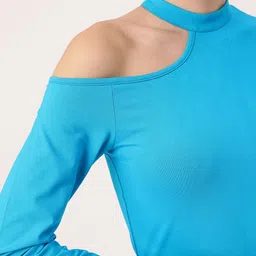 DressBerry Delightful Cold Shoulder Style Regular Top image 2