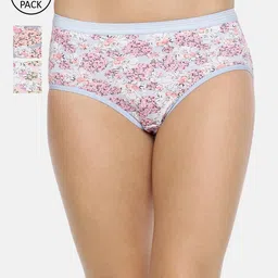 Red Rose Women Pack Of 3 Assorted Basic Briefs Deepa-XXL image 1