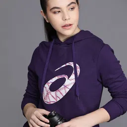 ASICS Brand logo Printed Hooded Sports Sweatshirt-picture-22