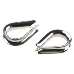 RS PRO Stainless Steel Thimble For Use With 5mm Diameter Wire Rope Model No 1835885 (Bag of 10)-picture-25