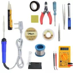 Hillgrove 25 W Flat Tip Mobile Soldering Iron Equipment Tool Kit, Digital Multimeter & Non-Contact Voltage Tester Combo, HGCM422M1-picture-13