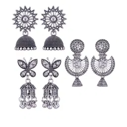 DIVASTRI Silver-Plated Alloy Earrings-picture-12