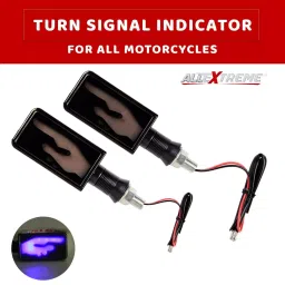 Allextreme EXHIBB2 Hand Style LED Side Indicator Light Front Rear Universal Fit Turn Signal Lamp for Bikes and Motorcycles (Blue, 2 PCS) image 4
