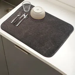 Kuber Industries Brown Self-Designed Water Absorbent Anti-Skid Dish Drying Kitchen Mat-picture-10