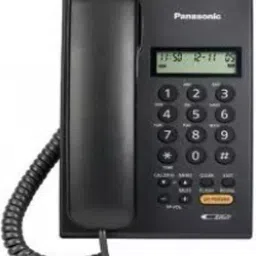 Panasonic KX-TSC62SXB Corded Telephone Black-image-0