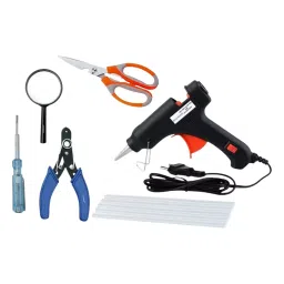 Fadman Standard Temperature 20 W Glue Gun with 5 Sticks Combo Kit Multicolor, GGS6KQJI (6 Pcs Tool)-picture-17