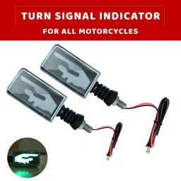 Allextreme EXHIBG2 Hand Style LED Side Indicator Light Front Rear Universal Fit Turn Signal Lamp for Bikes and Motorcycles (Green, 2 PCS) image 4