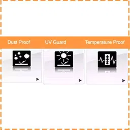 Auto Pearl Polyester Two Wheeler Cover for KTM 250 Duke Orange(Taffta Orange) image 4