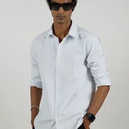 Eszett Striped Spread Collar Pure Cotton Casual Shirt-image-9