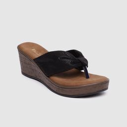 Inc 5 Women Metallic Print Wedge Sandals With Knot Detail-picture-17