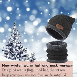 Murliwala Unisex Woollen Beanie image 2