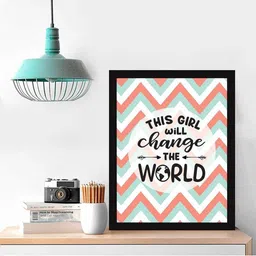 Chaka Chaundh Multicoloured Synthetic Wood Wall Art image 4