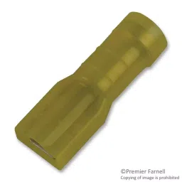ABB - THOMAS & BETTS TERMINAL FEMALE DISCONNECT 0.25IN YELLOW, 10RC-2577 (Pack of 50)-picture-10