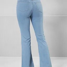 Mast & Harbour Women Bootcut High-Rise Stretchable Jeans image 2