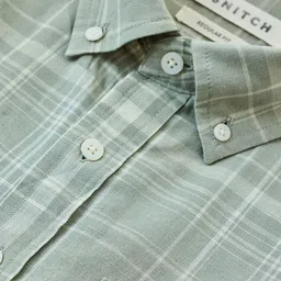 Snitch Men Checked Button-Down Collar Casual Shirt image 5