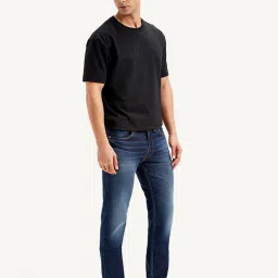 levi's Men's 511 Navy Blue Slim Fit Mid Rise Jeans image 5