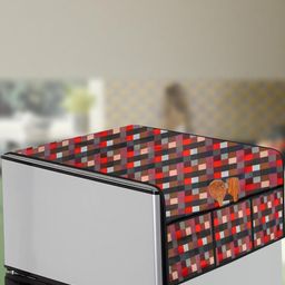 The Furnishing Tree Red Plastic Refrigerator Cover-picture-21