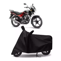 Auto Pearl Bike Cover for Yamaha YBR 110 (Black)-picture-35