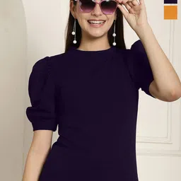 Tromko Women Pack Of 2 Puff Sleeve Top-picture-11