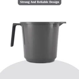 Kuber Industries Grey 12 Pieces Lightweight Mugs 1 L Each image 5