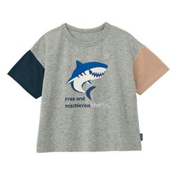 LULU & SKY Girls Typography Printed Applique T-shirt-picture-41