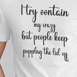 Seekbuylove Men Typography Printed Bio Finish T-shirt image 2