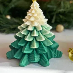 Aesthetic Living Soy wax Christmas Tree Scented Candle- Lemongrass image 2