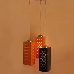 SOMIL Cream Glass Cylinder Ceiling Lamps-picture-16