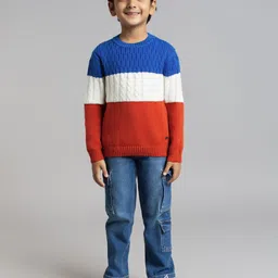 Ed-a-Mamma Boys Colourblocked Pullover-image-27