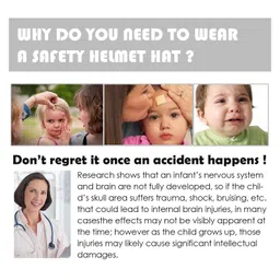 Luvlittle Adjustable Cushioned Baby Safety Helmet Jungle Printed - Light Yellow (Print May Vary) image 4