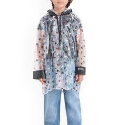 Citizen Kids Mickey Letter Printed Rain Jacket-picture-12