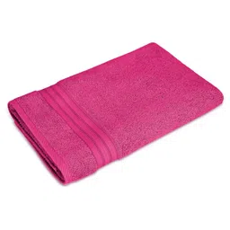 Layers Be Bold Pink Pure Cotton 450 GSM Bath Towel-picture-13