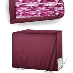 The Furnishing Tree Maroon Plastic Air Conditioner Cover-picture-30