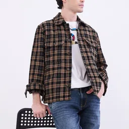 SPYKAR Men Black Cotton Jackets image 3