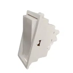 HOSPER Universal Series Flat Switch (Load Safe) Polycarbonate 20 A White, RF04L image 2