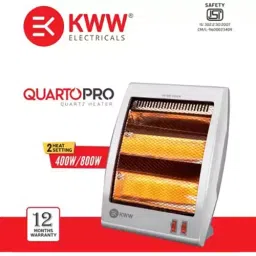 KWW HQ03P-800 W-GY QUARTOPRO Room Heater Room Heater Engineering Thermo Plastic Grey image 2