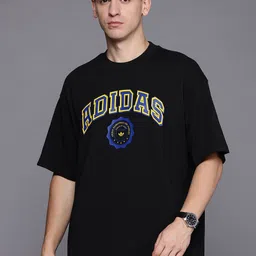 ADIDAS Originals GFX Brand Logo Print Relaxed Fit T-shirt-image-9