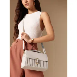 Chemistry Self-Striped Satchel-image-69