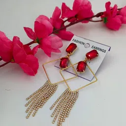 MUNMUN'S Geometric Drop Earrings image 3