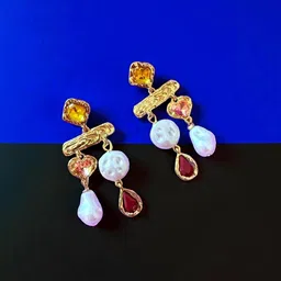 Rebekah Contemporary Drop Earrings image 2