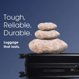 MOVE-MEANT Travel Pro Set Of 2 Textured Hard Sided Trolley Suitcase image 4