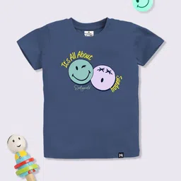 YK X Minute Mirth Boys Pack of 2 Printed Round Neck T-shirts image 2
