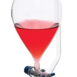 Abgil 500ml Borosilicate Glass Pear Shape Pressure Eqalizing Funnel with PTFE Stopcock and Interchangeable Stopper ABG1734 image 1