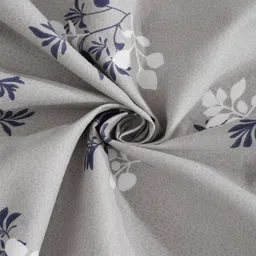 klotthe Multicolor Floral 300 TC Cotton Fitted Single Bedsheet with 1 Pillow Cover image 4