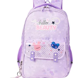 Beauty Girls by Hotshot Hellobeauty_1641 |with Keychain|school Bag|tutuion Bag|kids Bag|water Resistant|18 Inch|for Girls |32 Liters Backpack -Height 18 Inches image 1