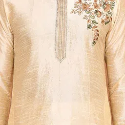 Arihant Rai Sinha Men Floral Embroidered Regular Thread Work Kurta with Trousers image 2