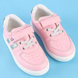 Babyoye Casual Shoes with Velcro - Pink image 2