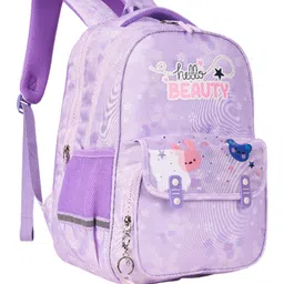 Beauty Girls by Hotshot Hellobeauty_1641 |with Keychain|school Bag|tutuion Bag|kids Bag|water Resistant|18 Inch|for Girls |32 Liters Backpack -Height 18 Inches image 3